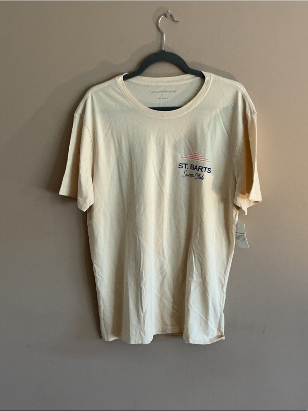 Lucky Brand Cream 'St. Barts' Short-Sleeve Tee